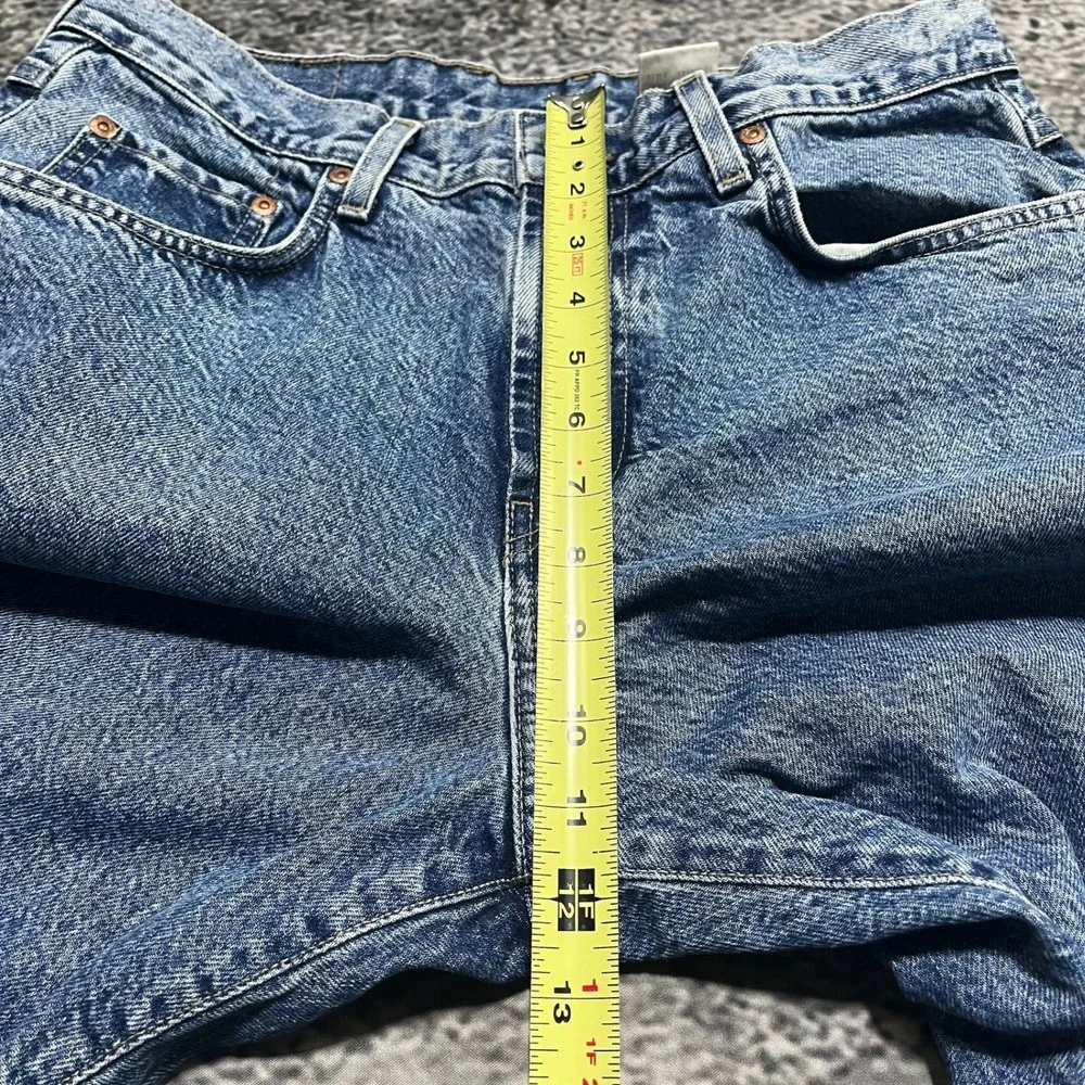 Vintage Lucky Brand Jeans 219 Low Rise Bootcut Mens 33x28 Blue Denim USA 90s Y2K